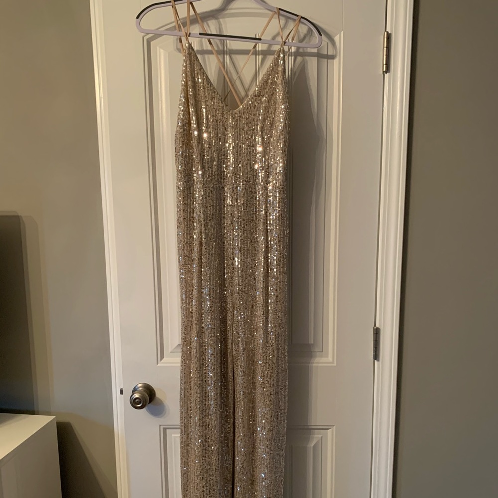 Vici Sequin Jumpsuit